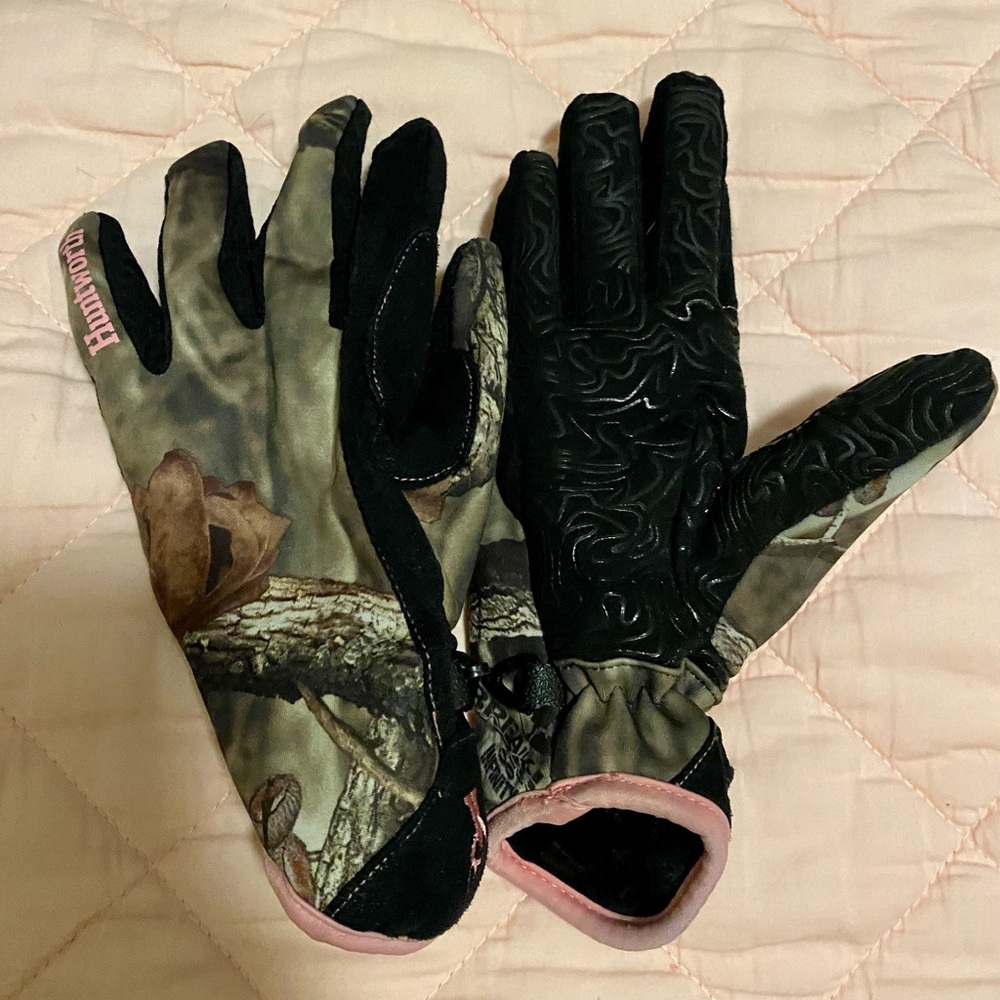 Women’s Huntworth Camo Hunting Gloves with Grip